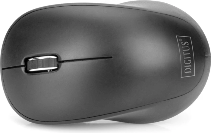 Digitus Silent Wireless Optical Mouse, 3 Tasten, schwarz, USB