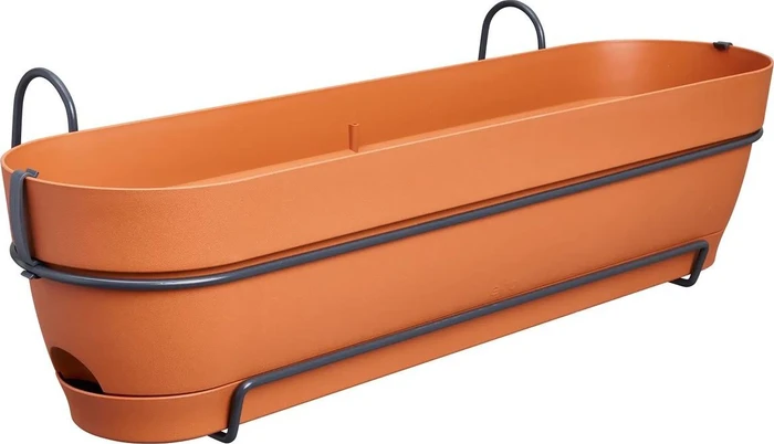 Elho Vibia Campana All-In-1 oval 70x26cm terra
