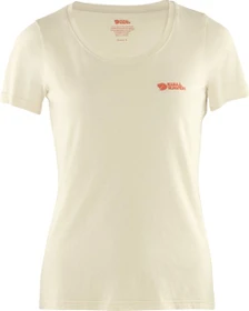 Fjällräven Logo Funktionsshirt kurzarm chalk white (Damen)