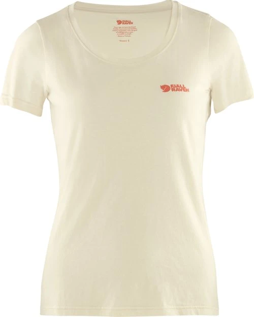 Fjällräven Logo Funktionsshirt kurzarm chalk white (Damen)