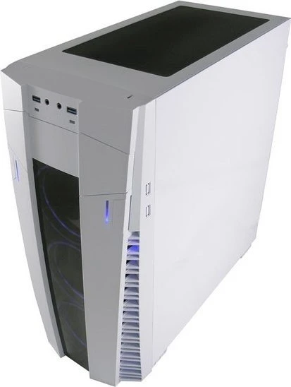 LC-Power Gaming 992W Solar Flare weiß, Acrylfenster