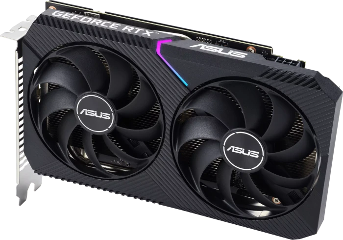 ASUS Dual GeForce RTX 3050 V2, DUAL-RTX3050-8G-V2, 8GB GDDR6, DVI, HDMI, DP