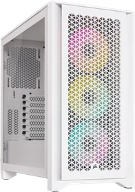 Corsair iCue 4000D RGB Airflow, weiß, Glasfenster (CC-9011241-WW)