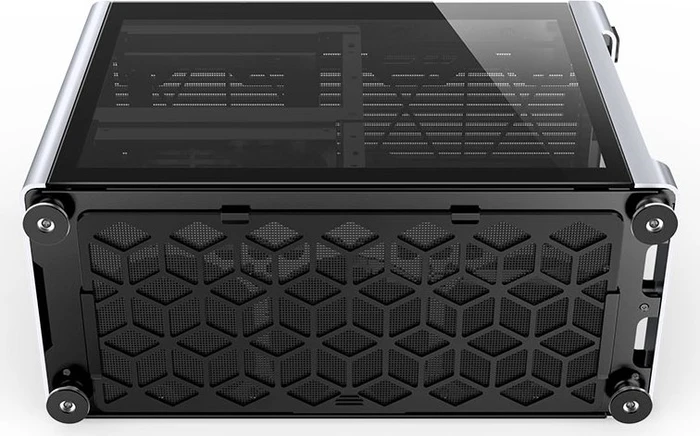 Jonsbo Jonsplus i100 Pro, silber, Glasfenster, Mini-ITX