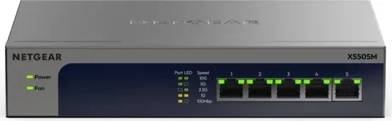 Netgear ProSAFE XS500M Desktop 10G Switch, 5x RJ-45