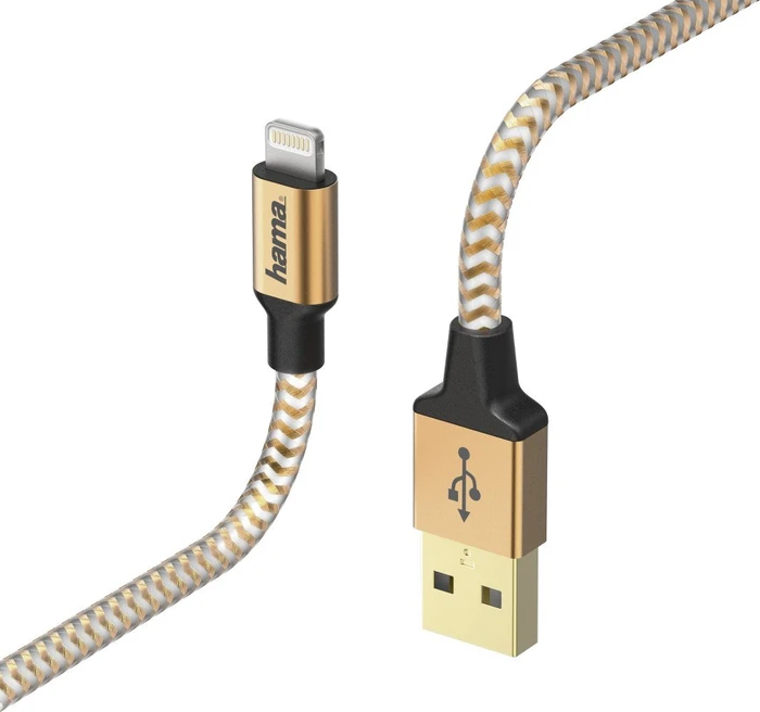Hama Lade-/Datenkabel Reflective Lightning/USB-A 1.5m