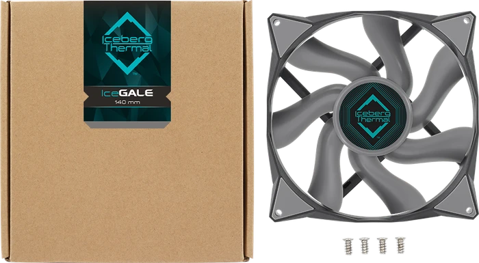 Iceberg Thermal IceGALE, Gray, 140mm