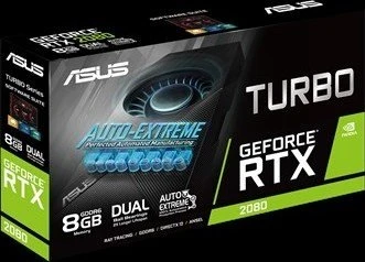 ASUS Turbo GeForce RTX 2080 EVO, TURBO-RTX2080-8G-EVO, 8GB GDDR6, HDMI, 3x DP