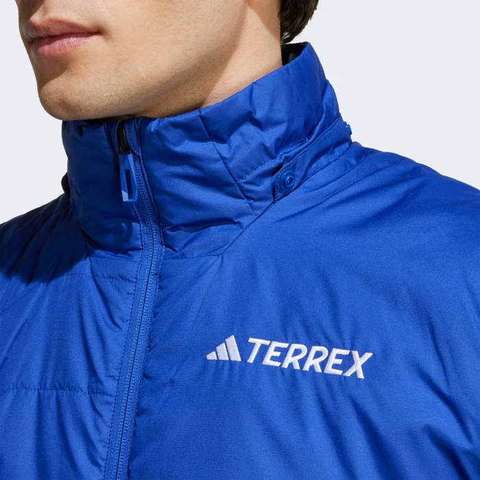 adidas Terrex Multi Climawarm Insulated Hooded Weste semi lucid blue (Herren)