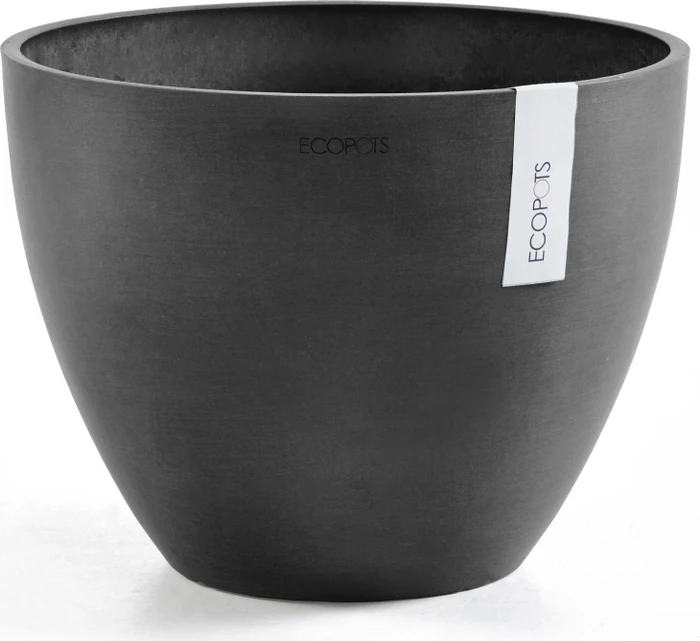Ecopots Kunststoff-Topf Antwerp 40cm dark grey
