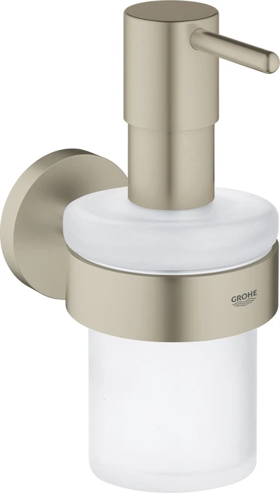 Grohe Essentials Seifenspender mit Halter nickel gebürstet