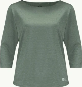 Jack Wolfskin Jwp Funktionsshirt 3/4 picnic green (Damen)