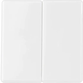 REV Ritter Quadro Abdeckung für Serien-/Wechsel-/Wechselschalter, weiß