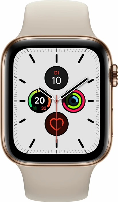 Apple Watch Series 5 (GPS + Cellular) 44mm Edelstahl
