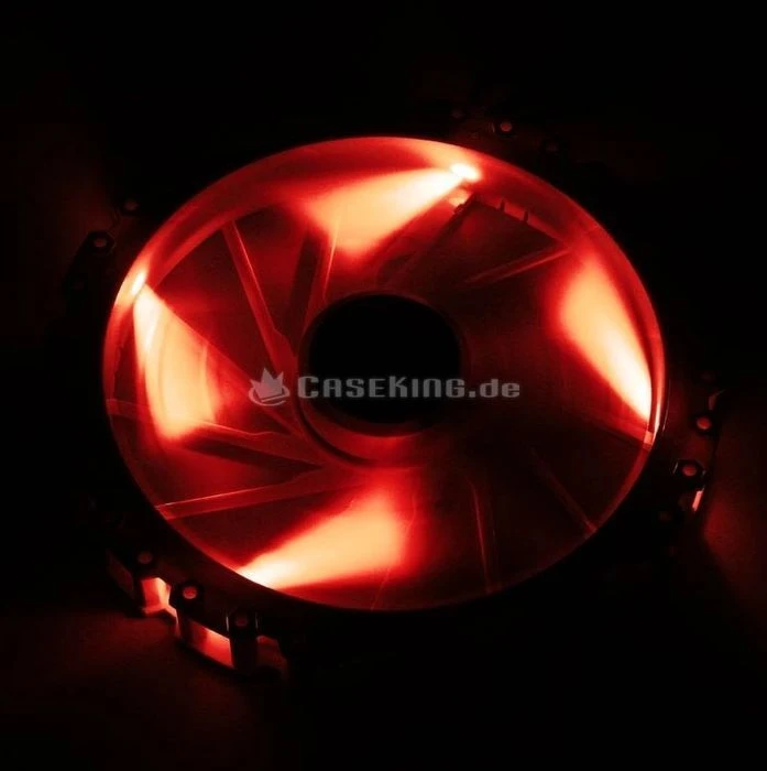 BitFenix Spectre Pro LED weiß/rot, 230mm