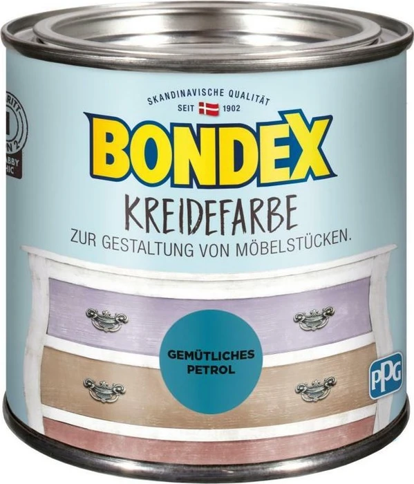 Bondex Kreidefarbe innen gemütliches petrol, 500ml