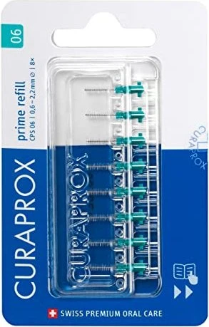 Curaden Curaprox CPS06 Interdentalbürste Nachfüller, 8 Stück