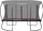 Hudora 4square mit Sicherheitsnetz 244x366cm Trampolin (65810)