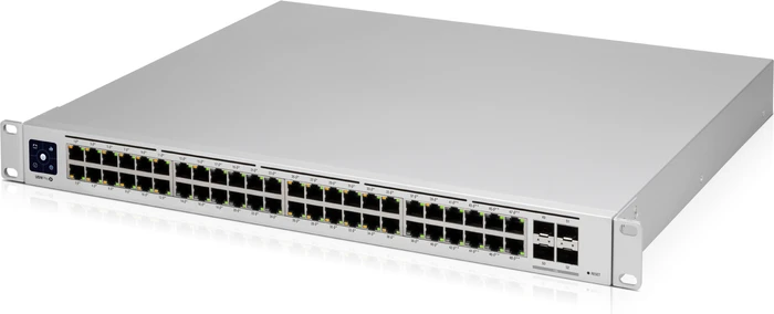 Ubiquiti UniFiSwitch Pro 48 Rackmount Gigabit Managed Switch, 48x RJ-45, 4x SFP+, 600W PoE++