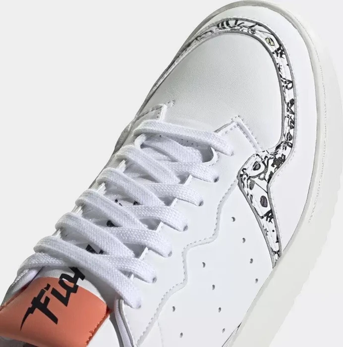 adidas Supercourt cloud white/core black/semi coral (Damen)