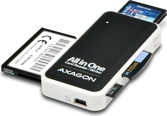Axagon Multi-Slot-Cardreader, USB 2.0 Mini-B [Buchse]