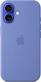 Apple Silikon Case mit MagSafe für iPhone 16 Veilchen