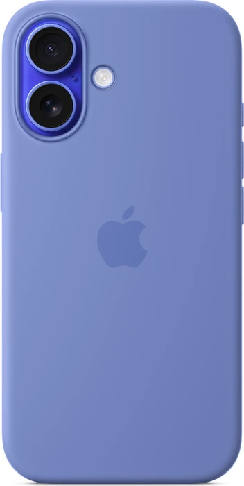 Apple Silikon Case mit MagSafe für iPhone 16 Veilchen