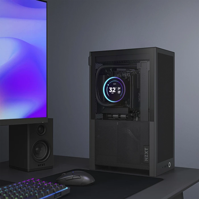 NZXT H2 Flow Black, Glasfenster, Mini-ITX