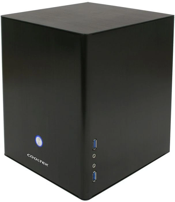 Cooltek Coolcube schwarz, Mini-ITX