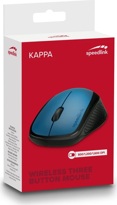 Speedlink Kappa Wireless Mouse blau, USB