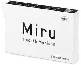 Menicon Miru 1month Menicon toric, +0.00 Dioptrien, 6 Stück