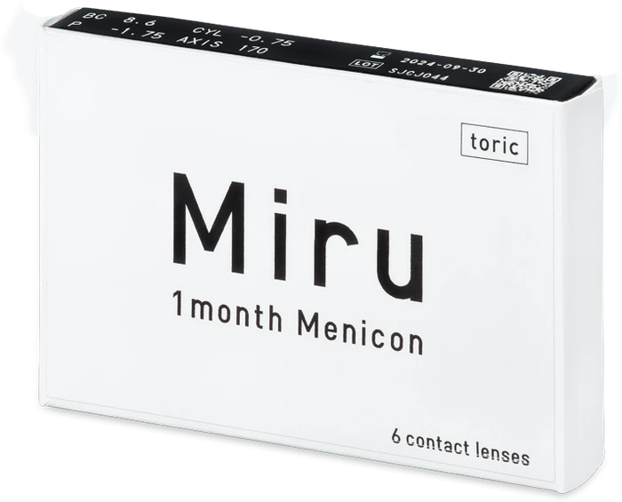Menicon Miru 1month Menicon toric, +0.00 Dioptrien, 6 Stück