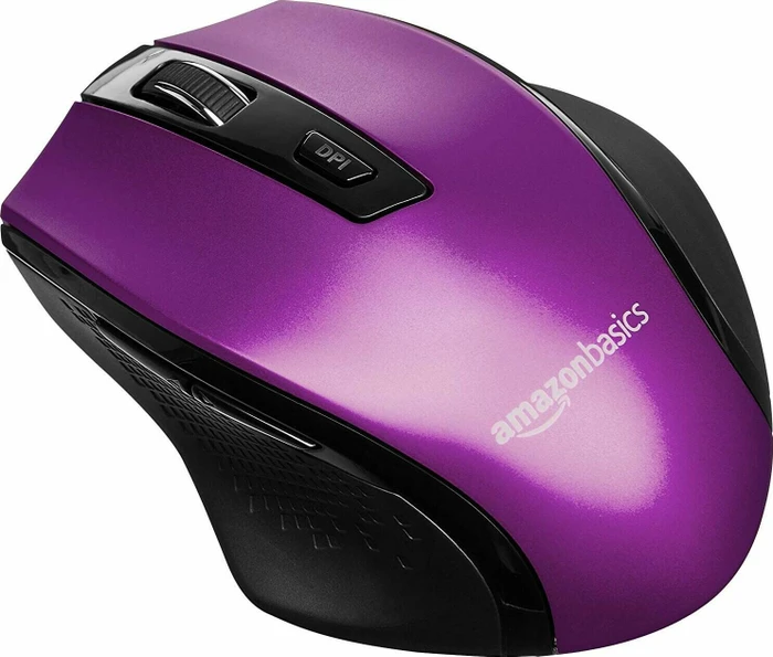 AmazonBasics G6B Ergonomic Wireless Mouse, USB