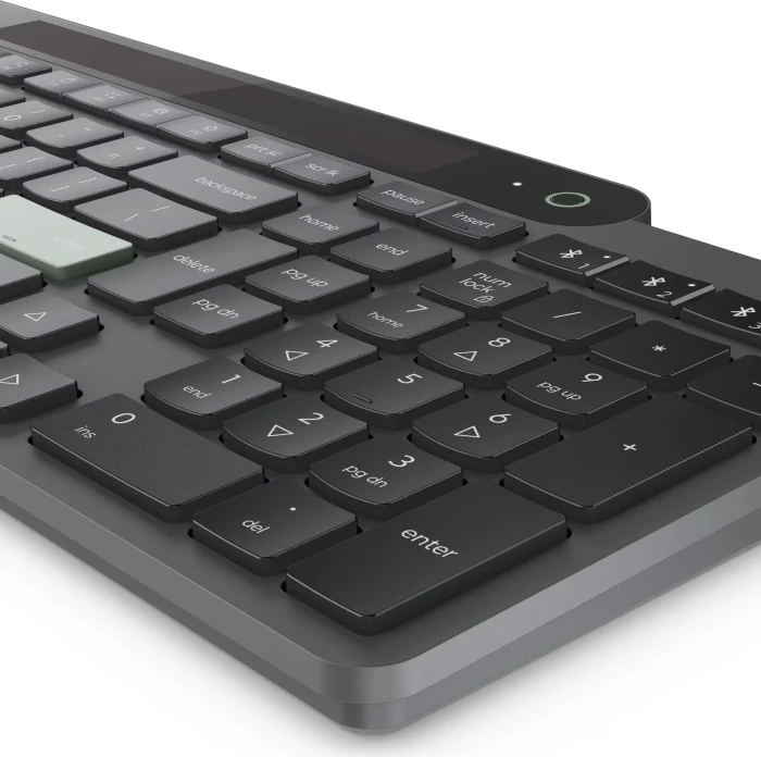 Lenovo 800 Self-Charging Bluetooth Keyboard, schwarz, Bluetooth, US