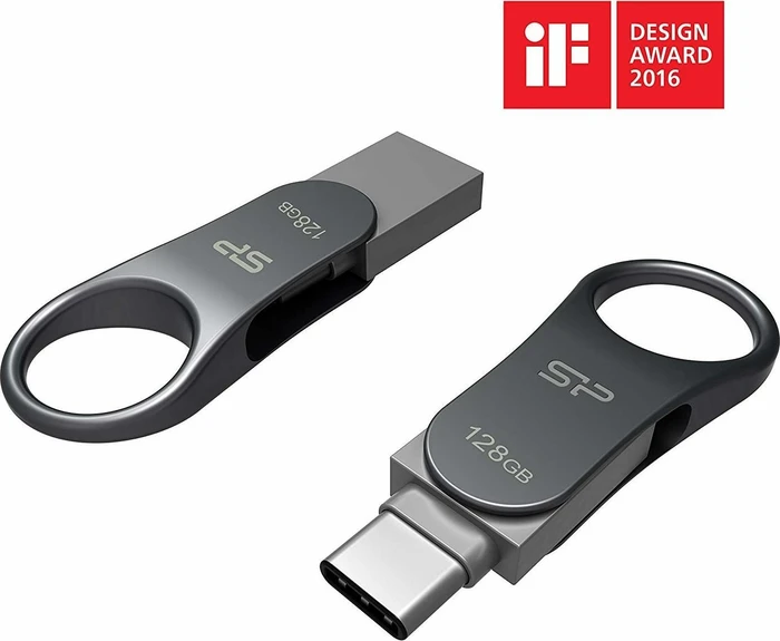 Silicon Power Mobile C80 128GB, USB-A + USB-C, USB 3.2 Gen 1×1