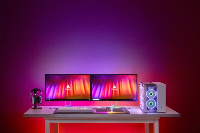 Corsair iCUE LS100 Smart Lighting Strip Starter Kit, RGB-Beleuchtungsset
