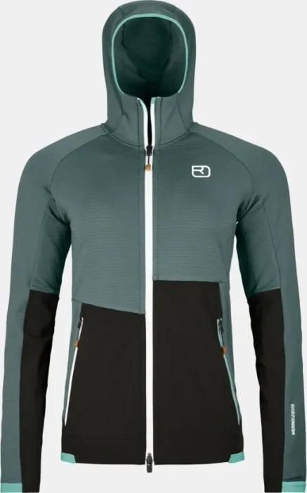 Ortovox Fleece Rib Hoody Funktionsjacke dark arctic grey (Damen)