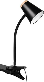 Trio Pongo LED-Klemmleuchte schwarz