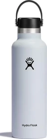 Hydro Flask Standard Mouth Isolierflasche 621ml weiß