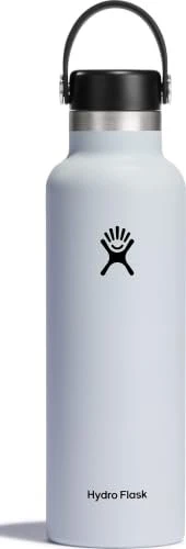 Hydro Flask Standard Mouth Isolierflasche 621ml weiß