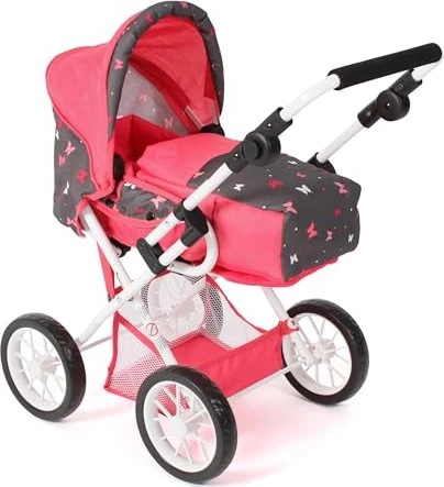 Bayer Chic 2000 Leni 3in1 Kombipuppenwagen Butterfly koralle