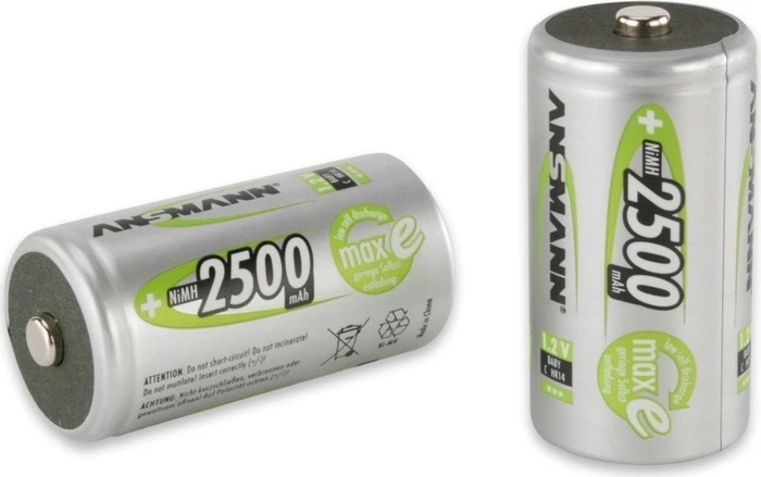 Ansmann maxE Baby C NiMH 2500mAh, 2er-Pack