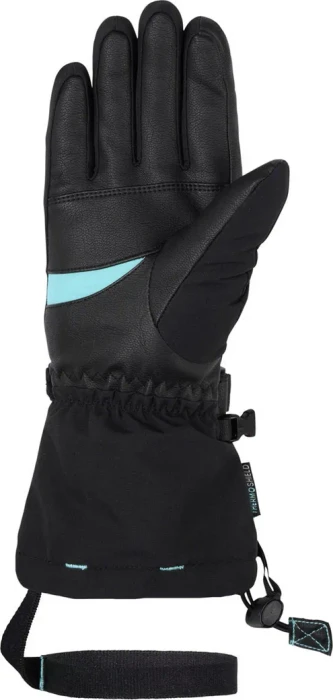 Ziener Kalice AS Skihandschuhe black/river blue (Damen)