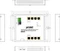 Planet WGS-4215-8P2S Industrial Wallmount Gigabit Managed Switch, 8x RJ-45, 2x SFP, 200W PoE+ Vorschaubild