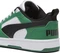 Puma Rebound V6 Lo puma white/puma black/archive green (Junior) Vorschaubild