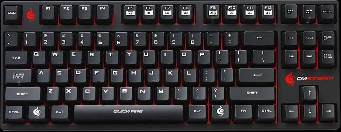 Cooler Master CM Storm Quick Fire Rapid, PS/2 &, MX Red, USB, DE