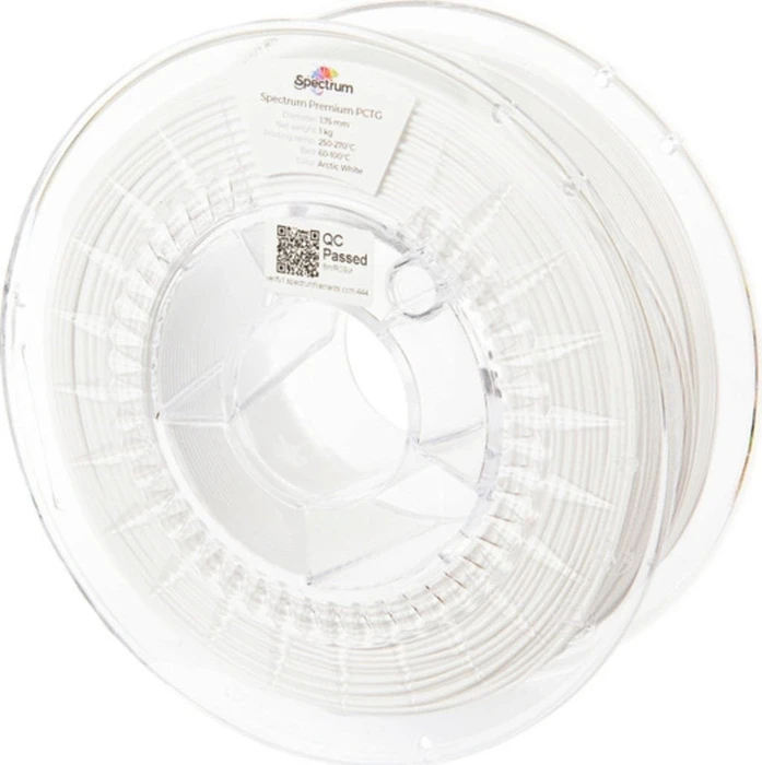 Spectrum Premium PCTG, Arctic White, Spule, 1.75mm, 1.00kg