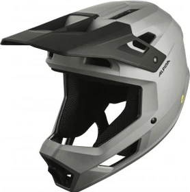 Alpina Pikes MIPS Fullface-Helm smoke/grey matt