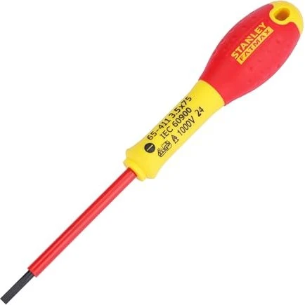 Stanley FatMax VDE Schlitz Schraubendreher, 3.5x75mm