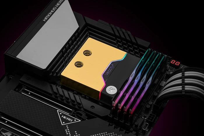 EK Water Blocks Quantum Line EK-Quantum Velocity² D-RGB, 1700, Nickel, Gold